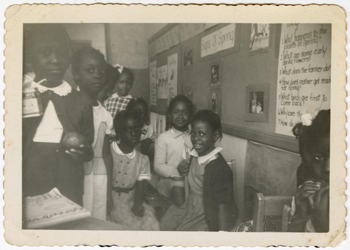 Children at Garnet Elementary School