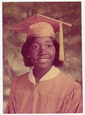 High school graduation portrait of Veronica Givens