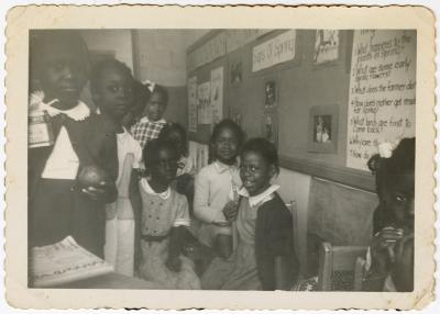 Children at Garnet Elementary School