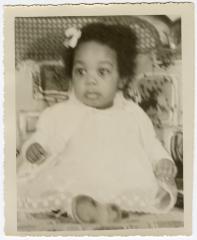 Baby portrait of Carol Johnson