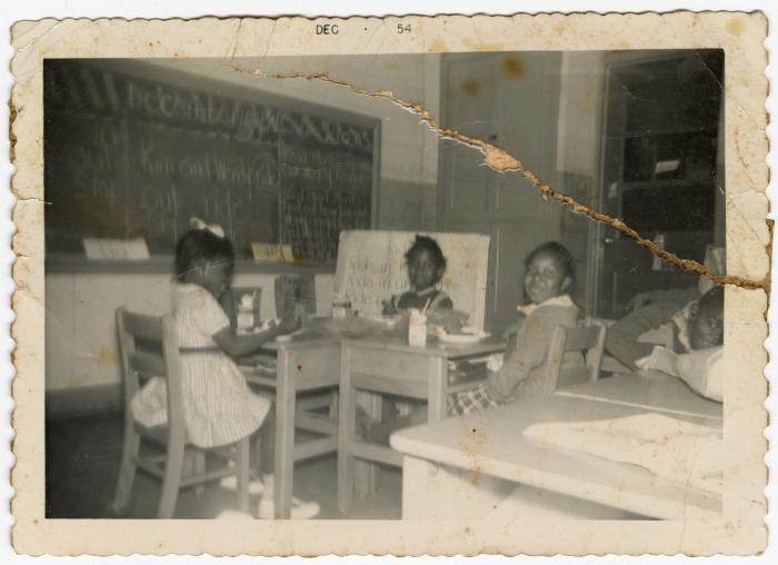 Children at Garnet Elementary School