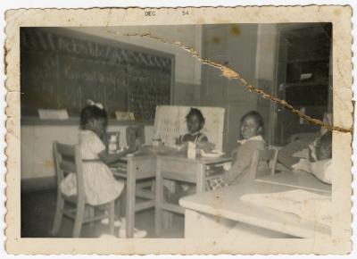 Children at Garnet Elementary School