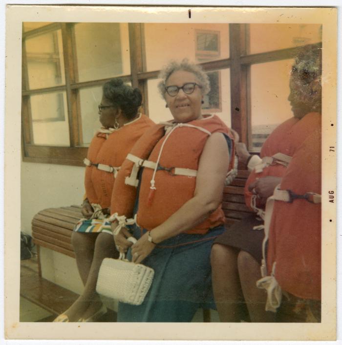 Women on a boating excursion