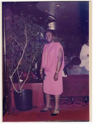 Thelma Ricketts Wilson on vacation