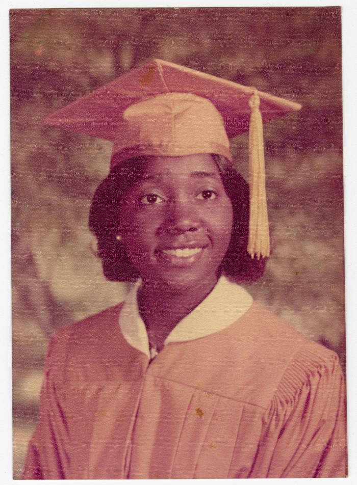 High school graduation portrait of Veronica Givens