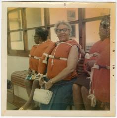 Women on a boating excursion
