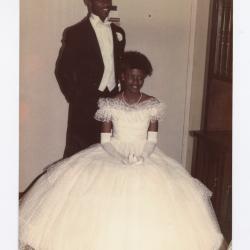 Monique Saunders and escort Terry Stewart