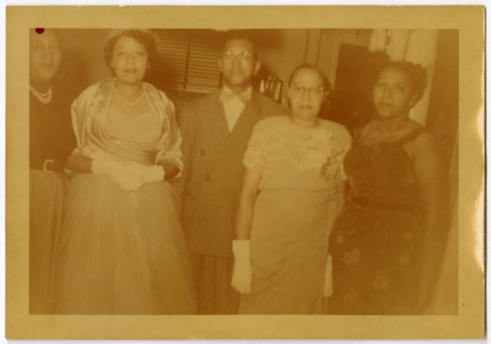 Gertrude Manuel and guest