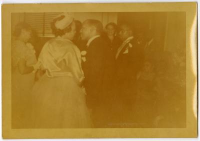 James Manuel and Gertrude Hutchins Manuel on their wedding day. 