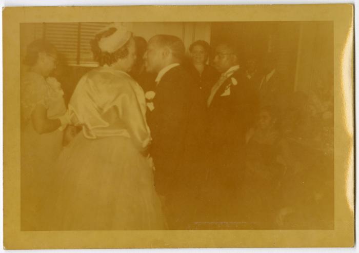 James Manuel and Gertrude Hutchins Manuel on their wedding day. 