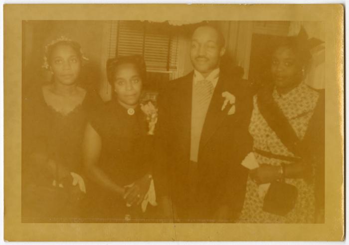 James Manuel on his wedding day