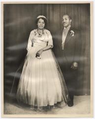 Gertrude and James Manuel wedding photograph