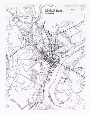 U.S.G.S map of Kent County, MD