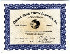 "National Naval Officers Association, Inc. Distinguished Service Award"