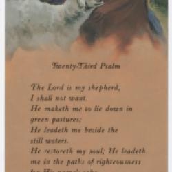 Prayer card with obituary: Cora Delia Walker