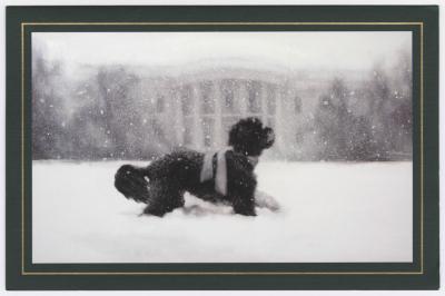 Holiday card from President Obama and family
