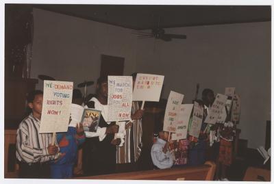 Sunday school at Mt. Olive A.M.E.