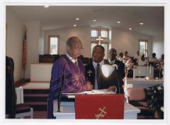Two clergymen at the pulpit