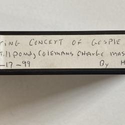 "Spring Concert of Gospel Music by Still Pond, Colemans Church Mass Choir by Holton"