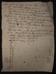 Mr. Leg's shop prices and payment from Margaret Higgins to Samuel Meeds