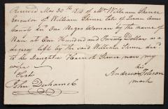 Harriet Skinner's inheriting of an enslaved woman, Nan