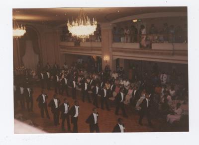 Debutante escorts marching 