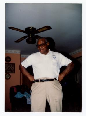 Sam Ringgold Sr. wearing Tolchester crew uniform