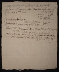 Costs settled, 1822