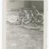 Emma Hutchins, Gertrude Manuel, and Muriel Ringgold at Sparrow's Beach, 1953