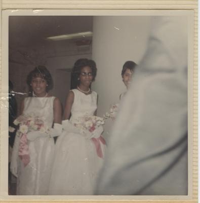 Three debutantes from Chestertown, Maryland 