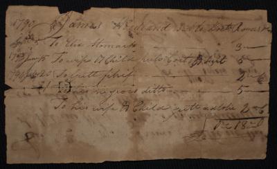 Financial record of James Woodland