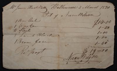 Account of Nixon Wilson