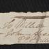 Bill of services from Dr. William Skinner to William Ridgaway