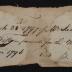 Receipt of James Eccleston