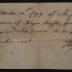 "Hugh Wallace Recd. 1799"