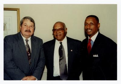 Awards ceremony for Sam Ringgold Jr., 1990