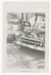 Gertrude Manuel and Sam Ringgold at Sparrow's Beach, 1953
