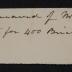 Payment of John Brown to John Hackett