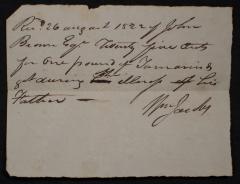 Receipt of payment from John Brown
