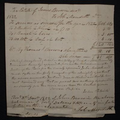 The Estate of James Brown deed