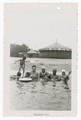 Fun in the water at Sparrow's Point