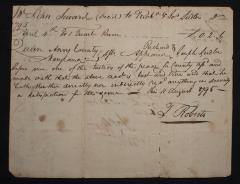 "Mr. John Seward (Dec’d) to Richd. & Jos. Sudler"