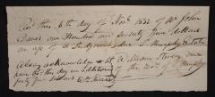 Payment of Mr. John Davis 
