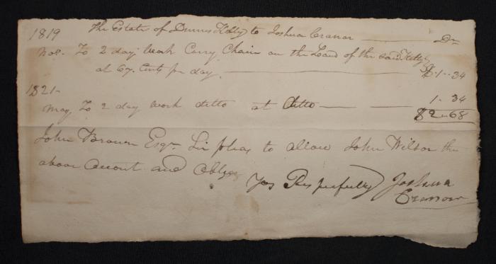 Payment to Joshua Cranon