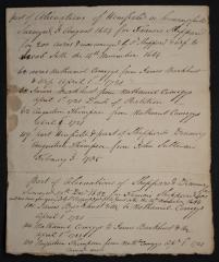 "Alienations of Hemfield, Sheppards Discovery, Barfield, Ashford, & part Providence"