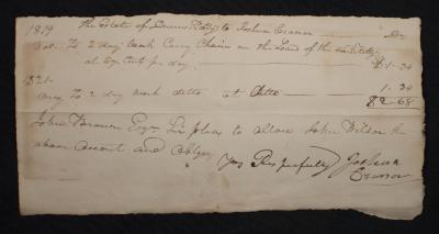 Payment to Joshua Cranon