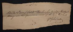 Payment from Lynel Woodland to Abraham Woodland