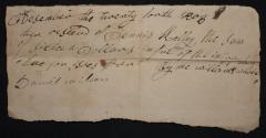 Record of Dennis Kelley paying interest to William Wilabe