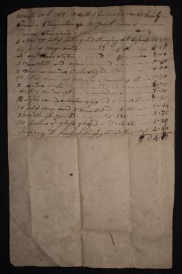 Bill of carpenters work 