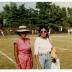 Muriel Lucretia Ringgold Thomas and Airlee Ringgold Johnson at a football game